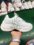 MLB White NY Logo Chunky Sneakers
