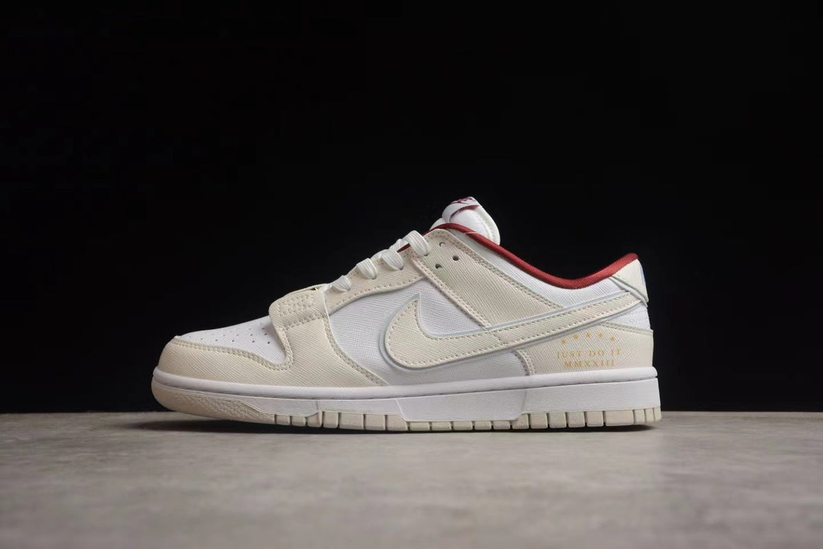Nike SB Low-Top Sneakers Off-White Red DV1160-100