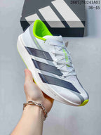 Adidas Adizero 10 Low-Top Running Shoes, White