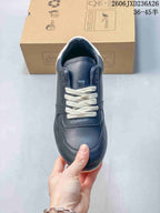 Rick Owens Concordians Low-Top Lace-Up Sneakers in Navy
