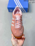 adidas Gazelle Indoor Sneakers Pink White Gum 07JJD1081A21