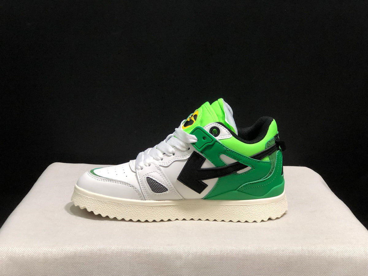 Off-White Out Of Office Low Sneakers White Green Black