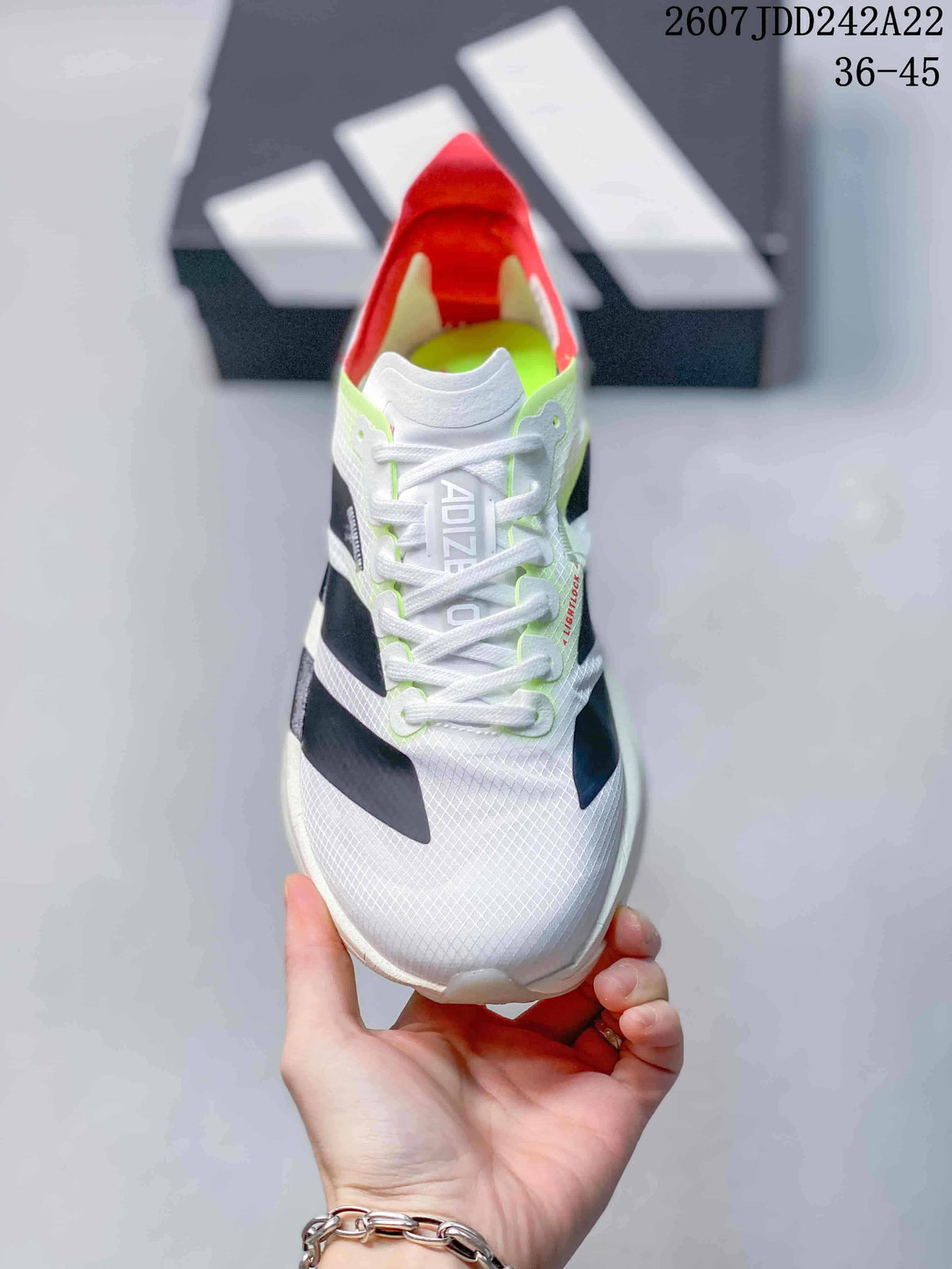 Y-3 Adios Pro 4 White Black Sneakers 07JDD242A22_001