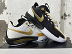 Nike G.T. Cut 3 White, Black and Gold Basketball Shoes
