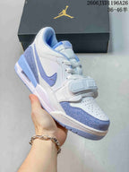 Air Jordan Legacy 312 Low Sneakers in White and Blue