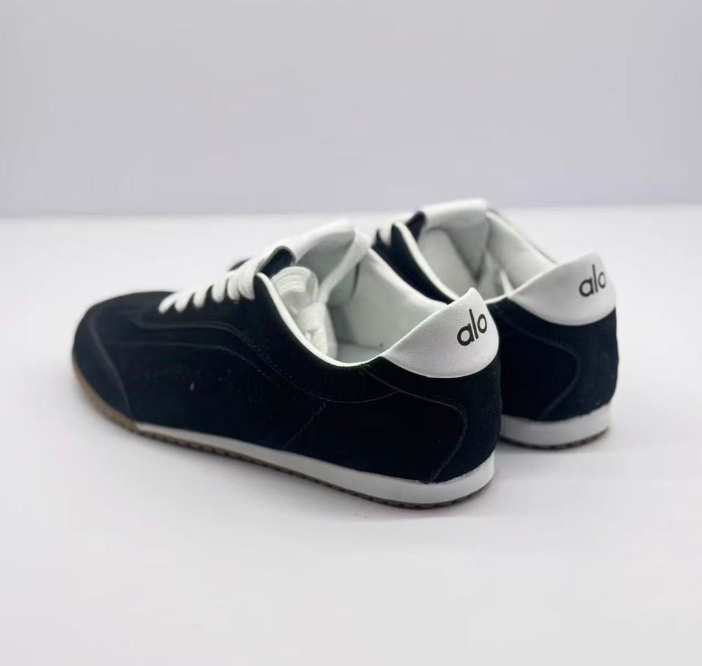 Alo Low-Top Sneakers Black and White