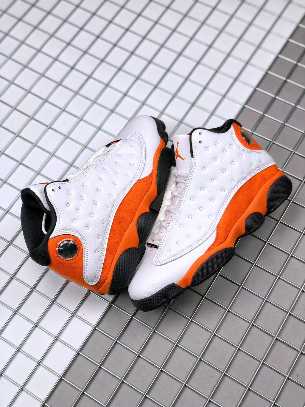 Jordan Air Jordan 13 Starfish White Orange Sneakers 414571-108