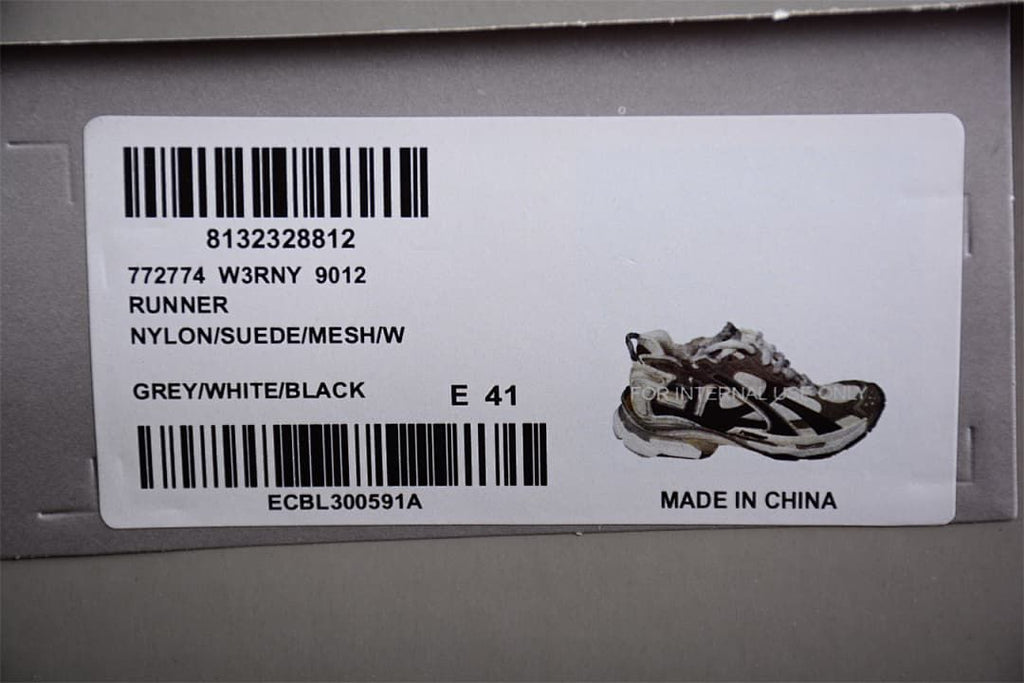 Balenciaga Runner Sneakers Grey White Black 772774
