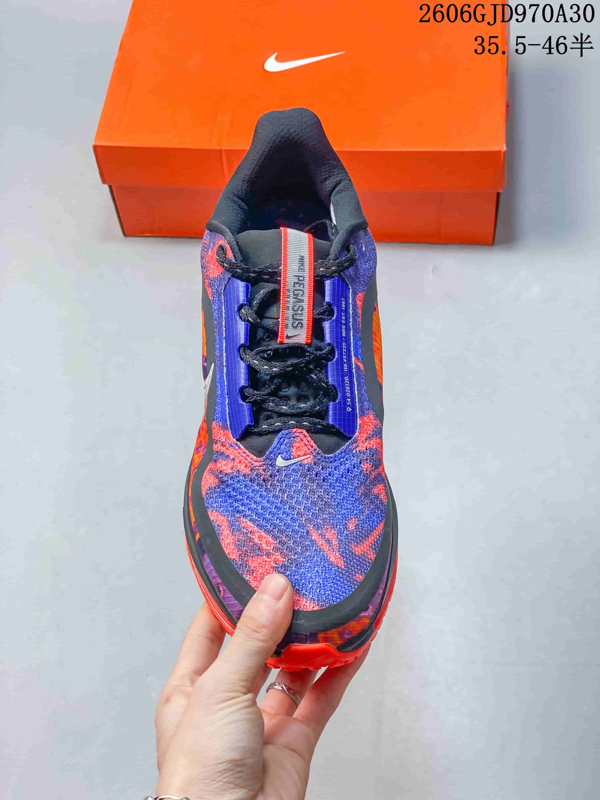 Nike Air Zoom Pegasus Premium Running Shoes in Blue and Orange