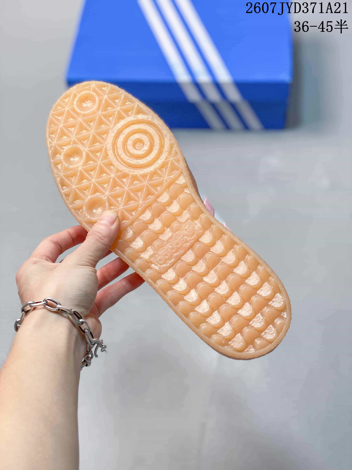 adidas Sambae Women's White Pink Gum Sneakers