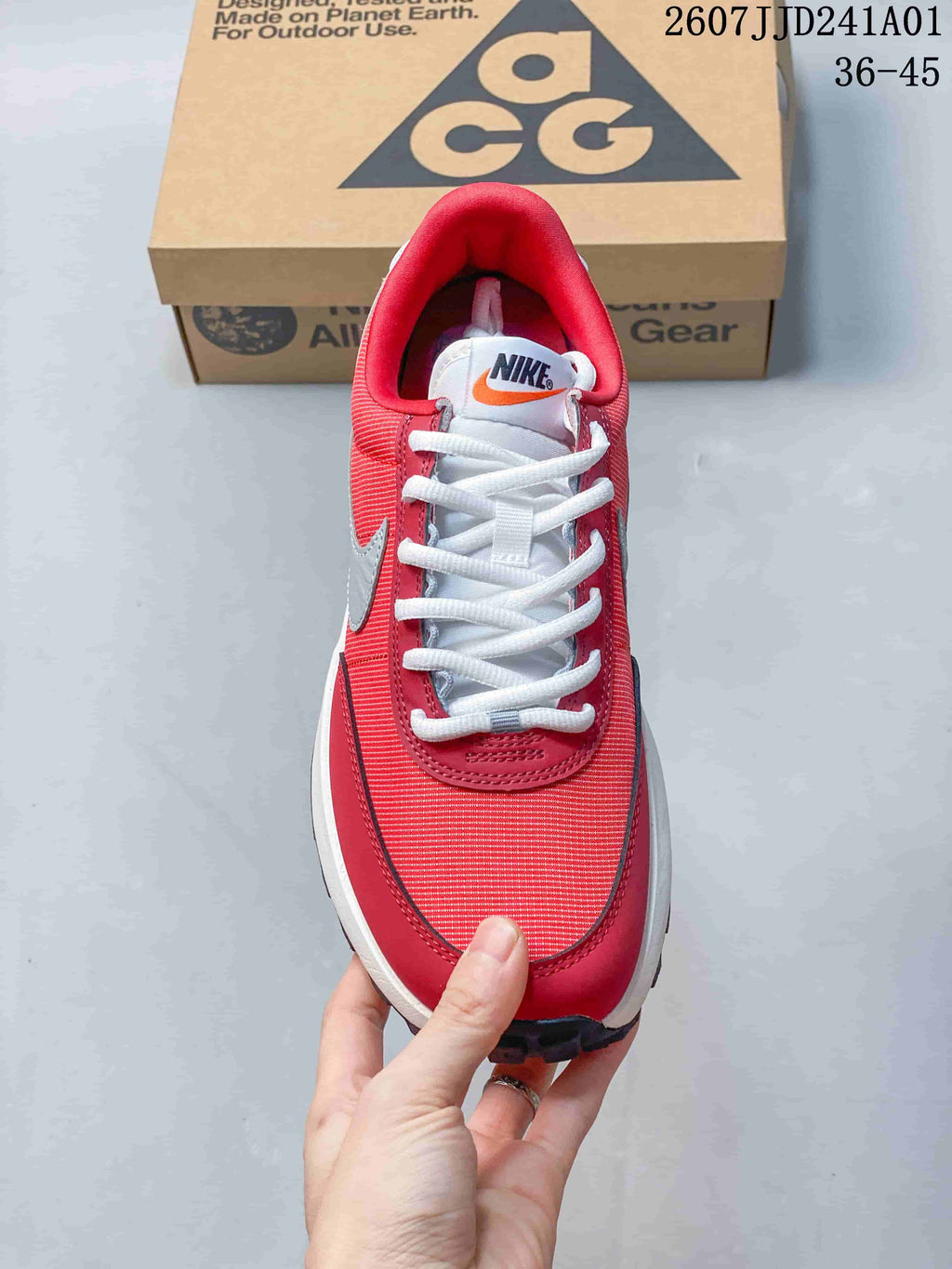 Nike ACG LDV Trail Running Shoes Red