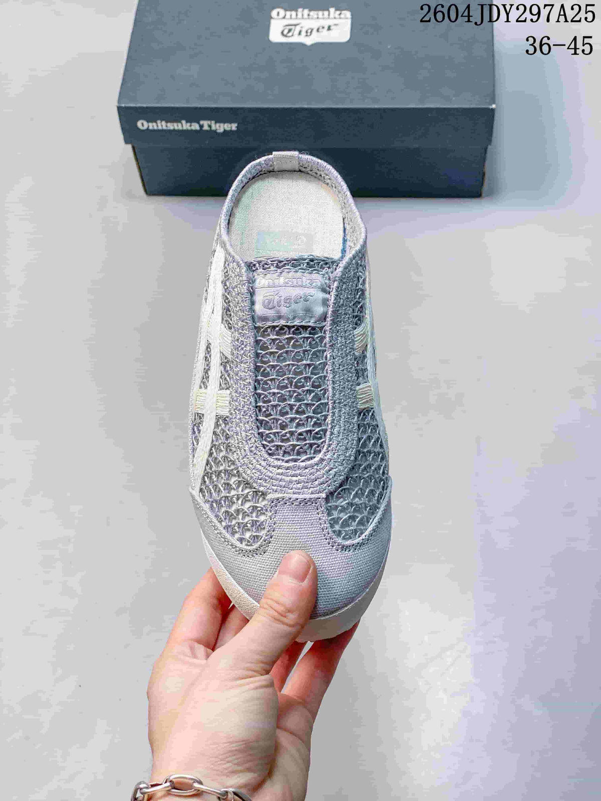 Onitsuka Tiger Mexico 66 Sabot Gray Slip-On Sneakers