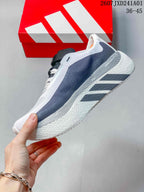 Adidas Hyperboost Edge M Running Shoes, White and Gray