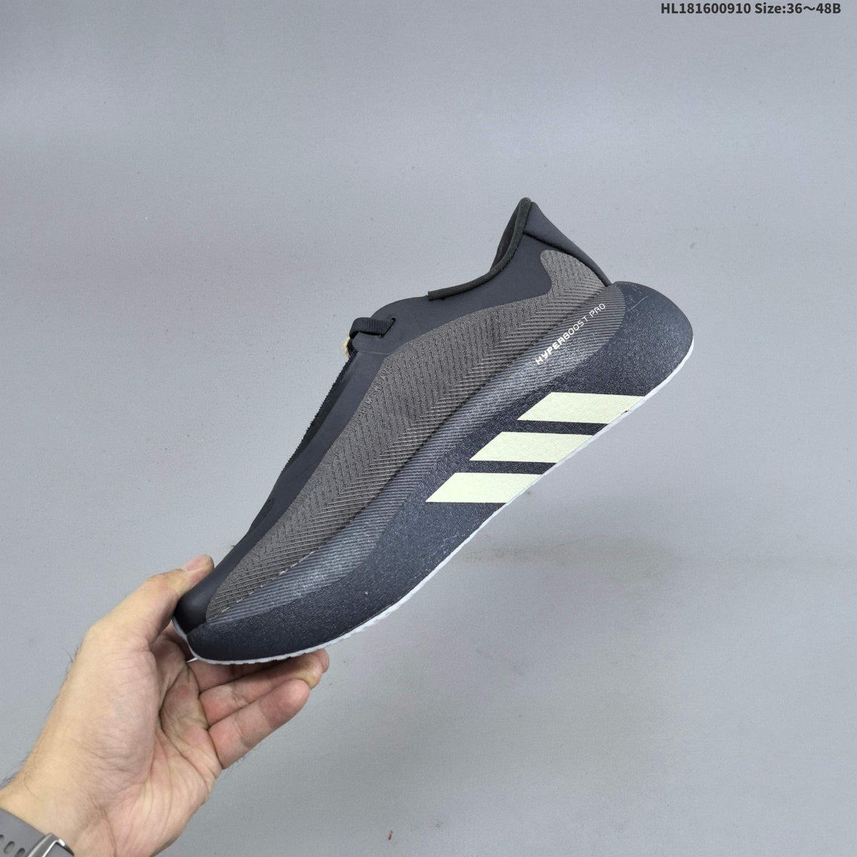 Adidas Hyperboost EDGE Running Sneakers Black Gray KL1937