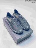 ECCO Zip-Front Mesh Casual Shoes