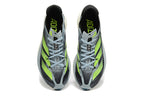 Adizero Adios Pro Running Shoes in Gray and Neon Green