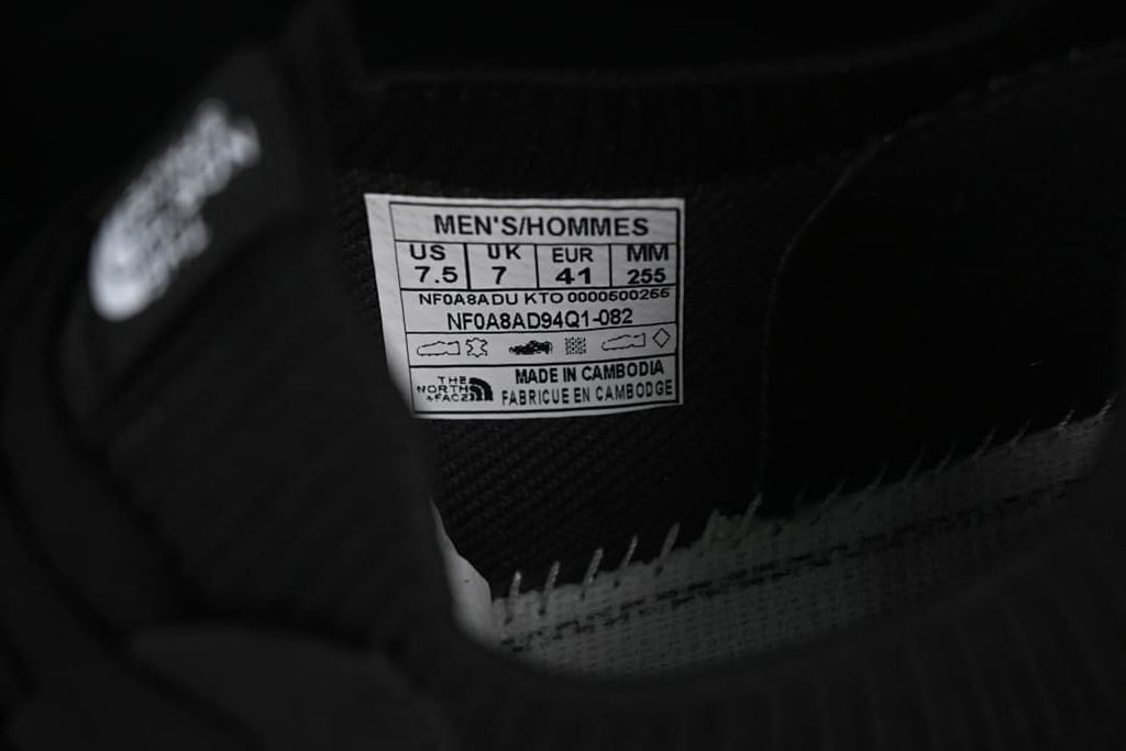 The North Face NF0A8AD94QI-082 Black Low-Top Shoes