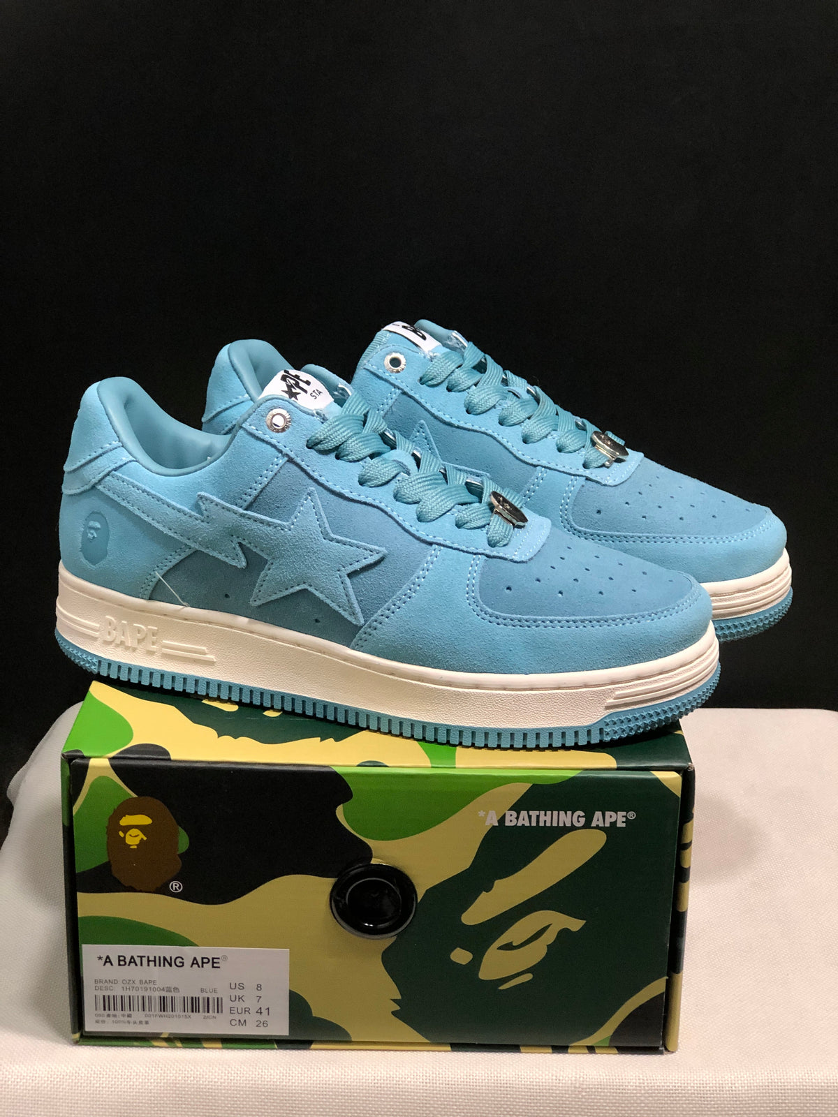 BAPE STA Low-Top Sneakers Blue
