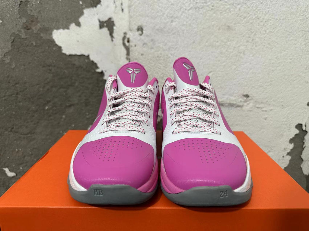 Nike Kobe 5 Protro Basketball Shoes Pink and White