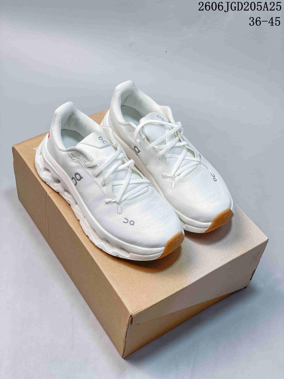 On Cloudmonster 3 White Low-Top Running Shoes
