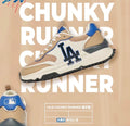 MLB Chunky Runner Sneakers Beige Ivory Black