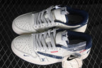 Travis Scott x Fragment Air Jordan 1 Low White Blue Sneaker