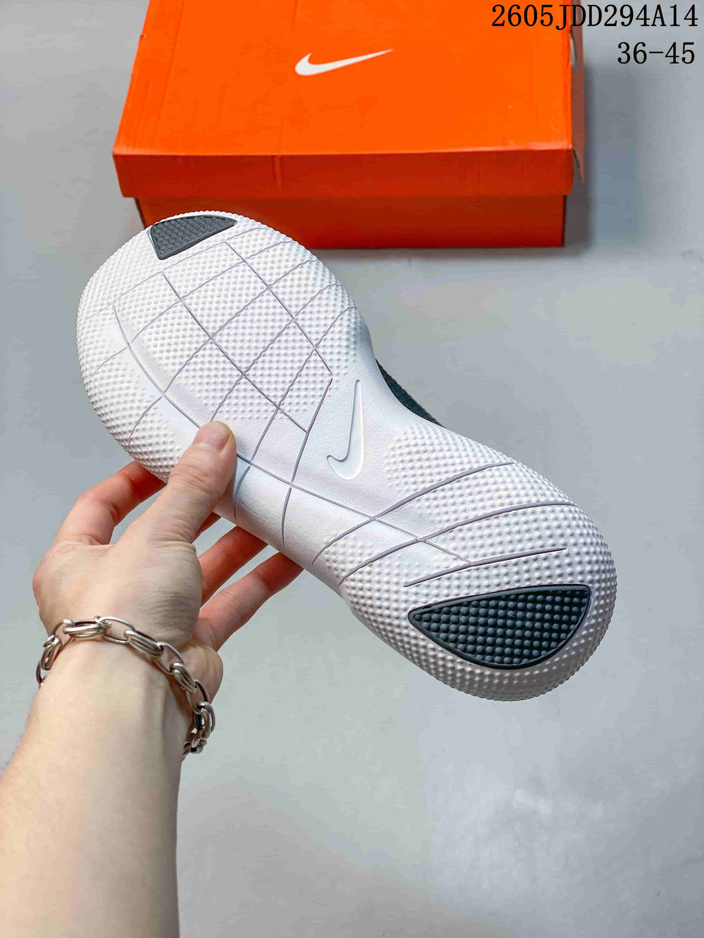 Nike Free Low-Top Running Sneakers Dark Gray White