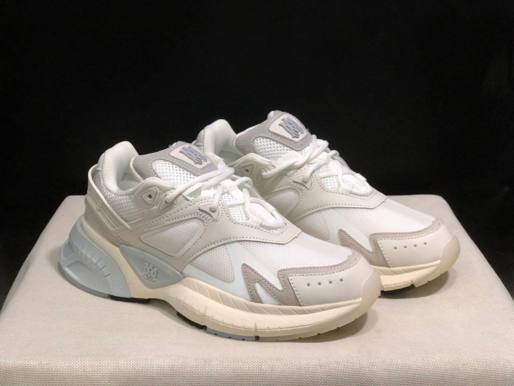 AMIRI MA Runner Sneakers White and Grey