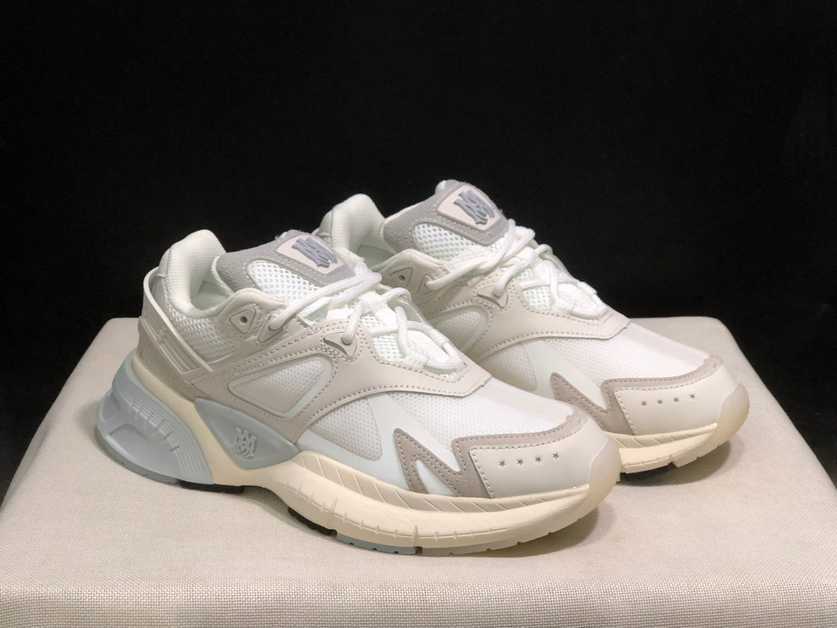 AMIRI MA Runner Sneakers White and Grey