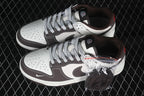 Nike SB Dunk Low Moncler Collaboration Sneakers Cream Brown