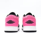 Jordan 1 Low Black Pink White Sneakers 554723-106