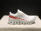 On Cloudmonster 1 White Coral Running Sneakers