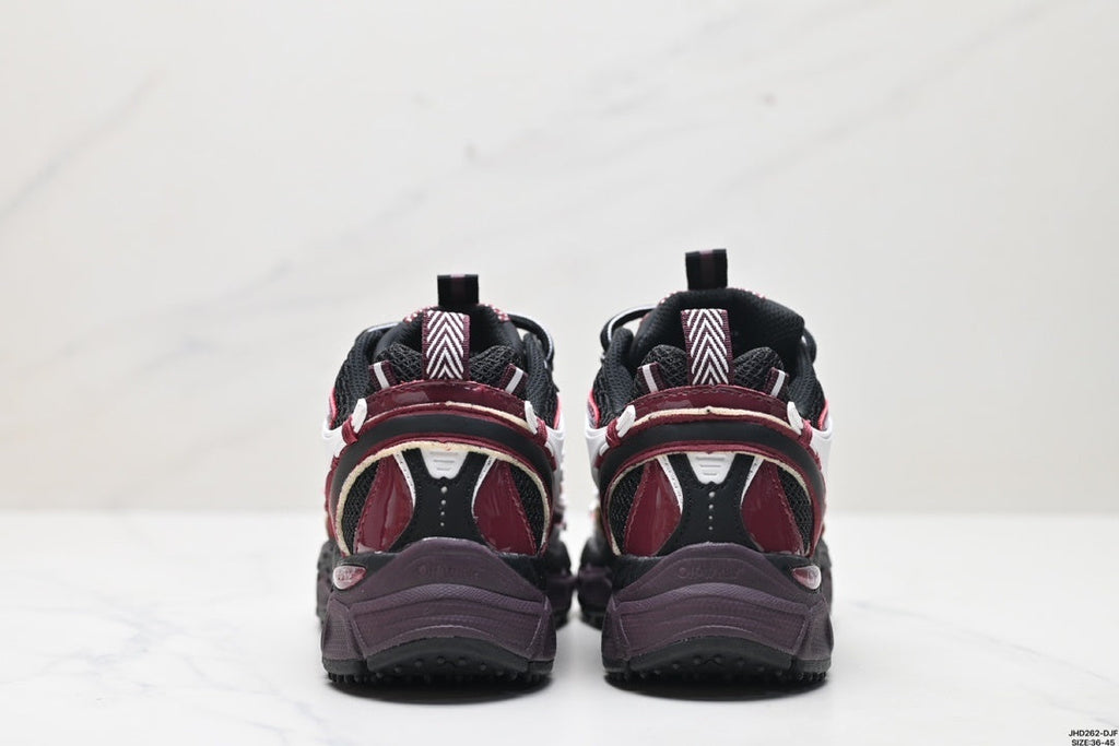 Off-White Be Right Back Sneakers Burgundy Black White