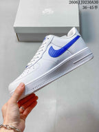 Nike Air Force 1 ’07 Low White and Blue Sneakers