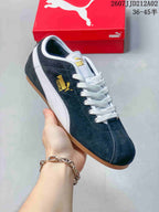 PUMA Tackle Retro Low-Top Sneakers Navy White 404456-02