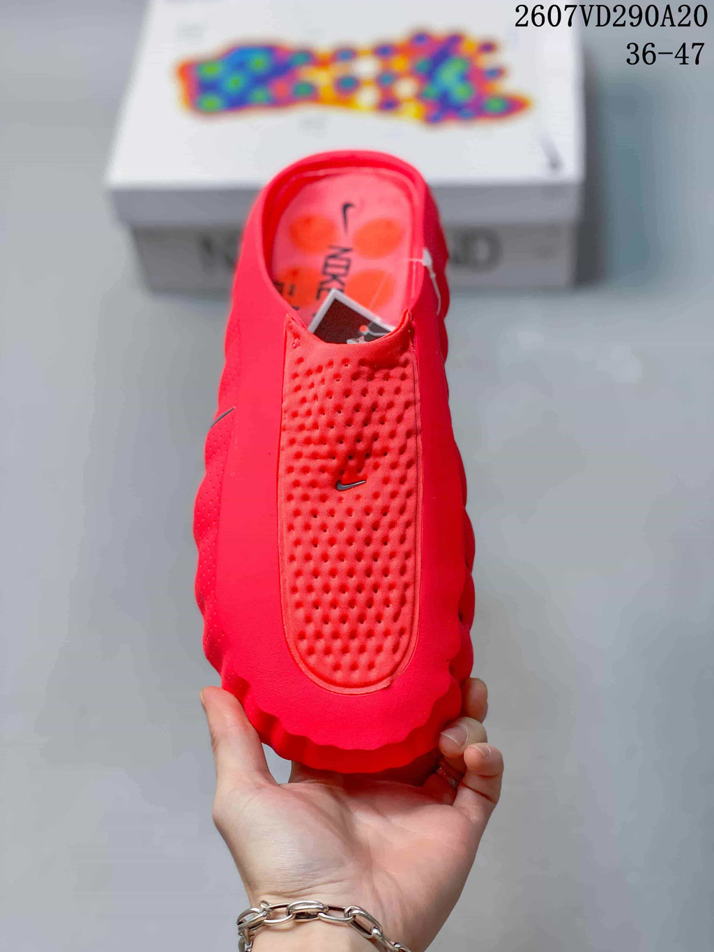 Nike Mind 001 Red Massage Slides