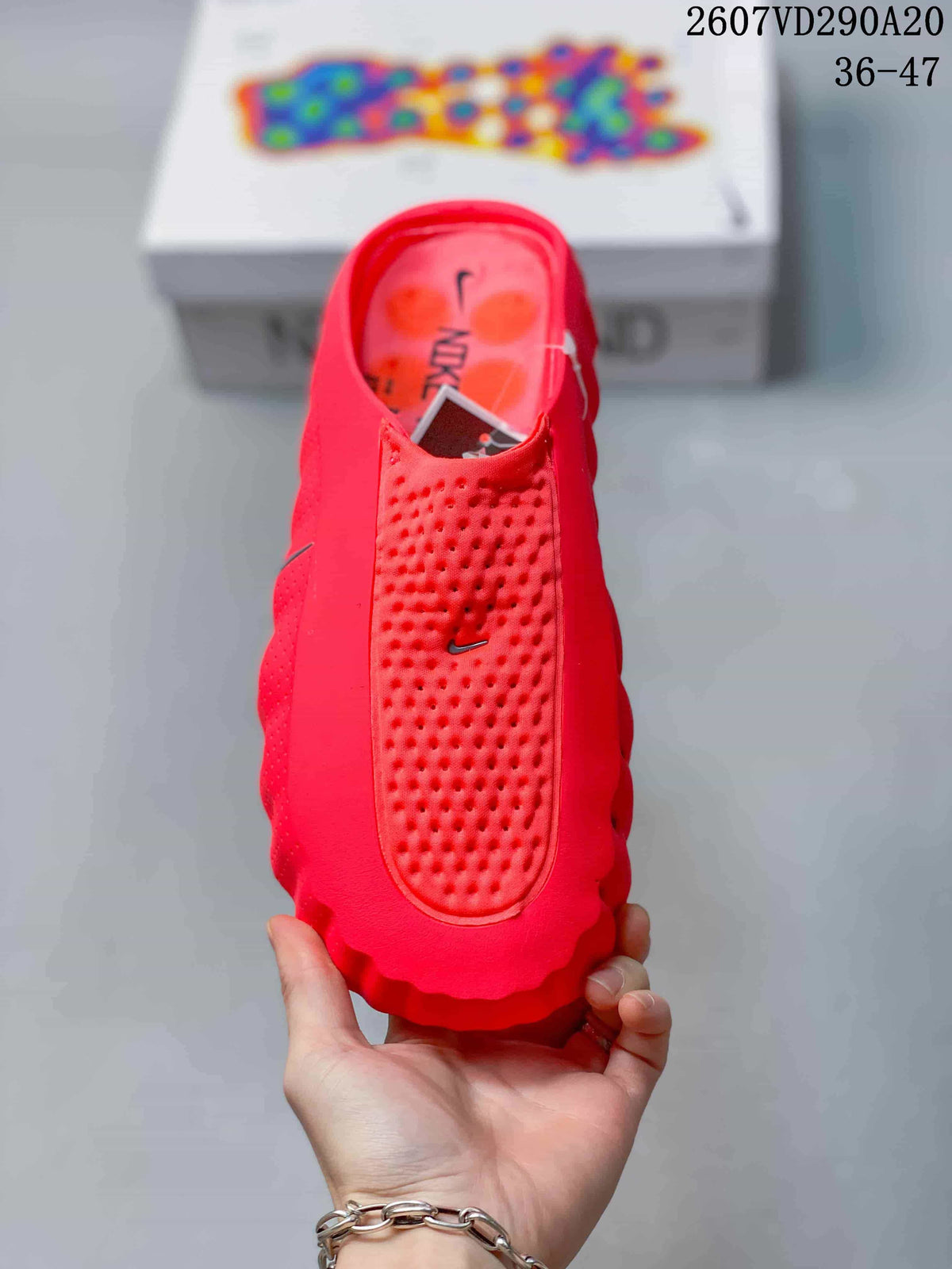 Nike Mind 001 Red Massage Slides