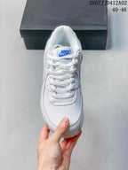 Nike Air Max 90 White and Blue Sneakers