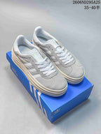 adidas Originals Gazelle Bold W Suede Sneakers Grey White
