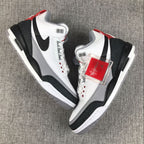Jordan Air Jordan 3 White Grey Black Red Sneakers