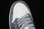 Jordan 1 Low OG SP Low-Top Sneakers in Grey, White and Red