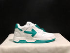 OFF-WHITE Out Of Office Low-Top Sneakers White Teal