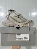2002 Beige and Black Canvas Sneakers