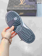 Nike SB Dunk Low LV-Print Grey and White Sneakers CS1688