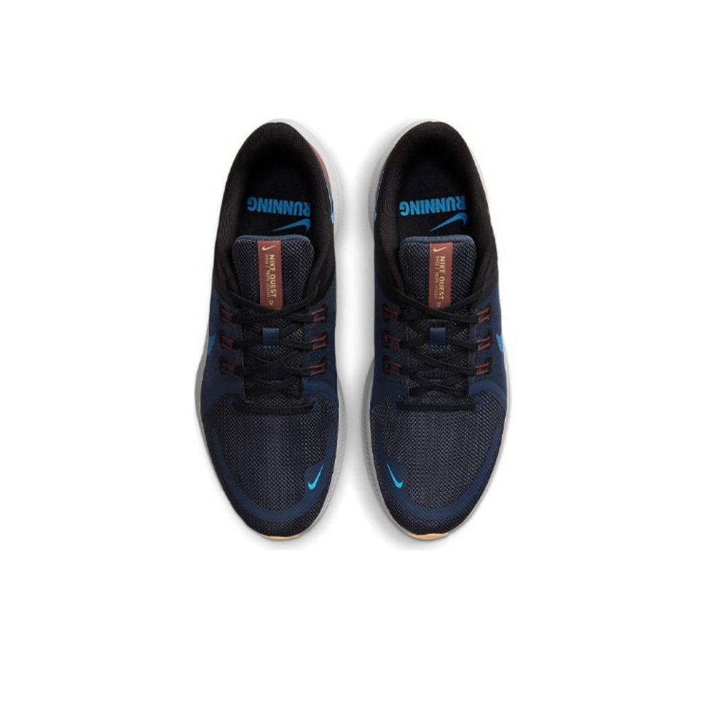 Nike Quest 4 Running Shoes Black Blue DA1105-400