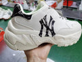 MLB Chunky Sneakers Off-White Black NY Logo