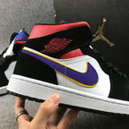 Air Jordan 1 Mid What The Multicolor Sneakers 852542-005