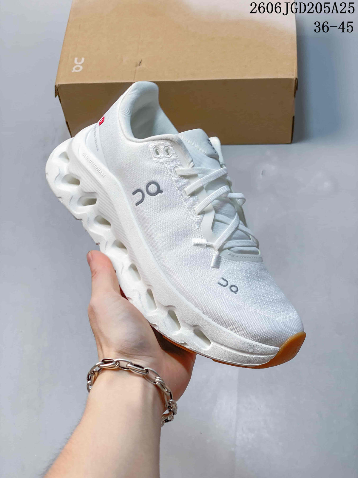On Cloudmonster 3 White Low-Top Running Shoes