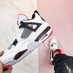 Jordan Air Jordan 4 Pale Citron Sneakers White Black Red