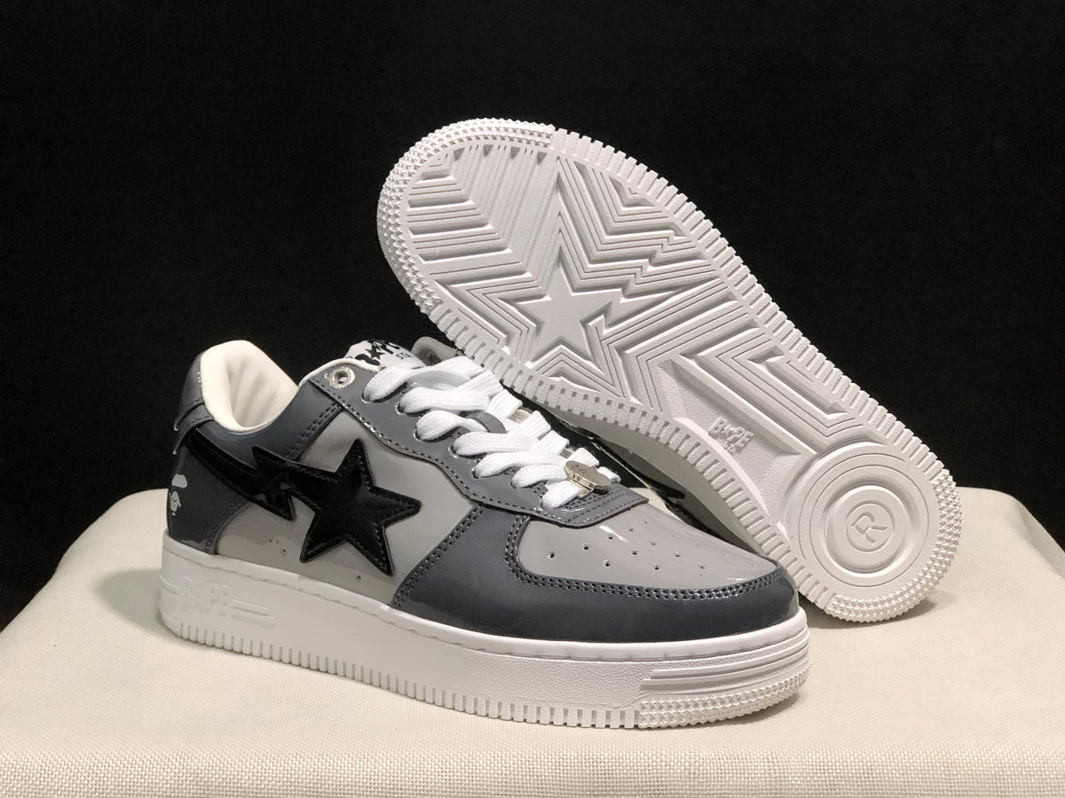 BAPE Bapesta Low-Top Sneakers Dark Gray